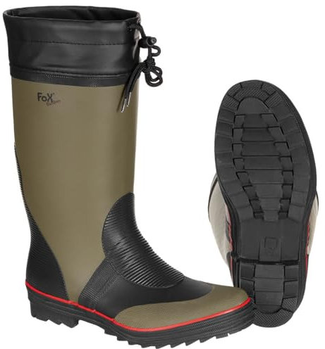 Fox Outdoor Gummistiefel, oliv (oliv, EU Schuhgrößensystem, Erwachsene, Numerisch, M, 42)