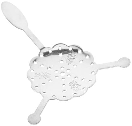 GARVALON Cuchara De Inoxidable Diseño Para Filtrar Cócteles Para Bares y Entusiastas