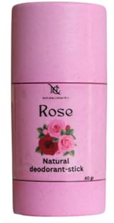 Natural Rose Deodorant Stick, Aluminium-Free, 40g