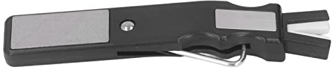Garosa Afilador de Patines de Hielo con Esmeril, Amoladora Profesional de Paletas/alas para Patinaje de Velocidad y Cuchillos Al Aire Libre, Herramienta Portátil Liviana de 71 G para Jugadores y