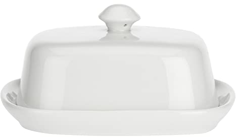 La Porcellana Bianca - Burriera con Coperchio in Gift Box - Arredo Casa, Complementi Tavola - Porcellana - 11x14xh7 cm