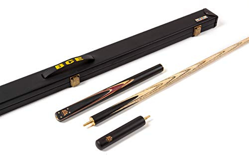 BCE Heritage Sapele Mahogany ¾ Cut Cue- 145cm- 9.5mm tip with 15cm extension and hard case (Design 5)