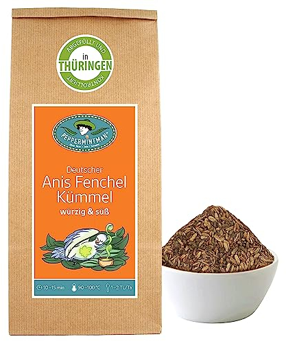 Anis-Fenchel-Kümmel Tee 1kg - Deutscher Anbau - PEPPERMINTMAN