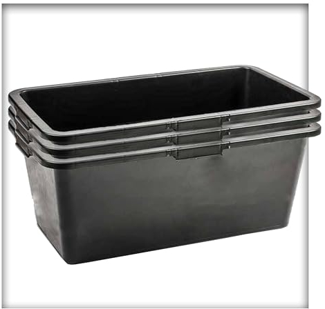 3 STK. 80 Liter Mörtelkasten Pflanzwanne Tuppe Zementkübel Maurerkasten