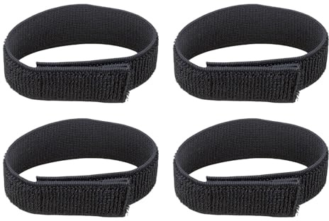 2 Paires Serre Pantalon Velo,Pince Pantalon Velo,Bandes élastiques pour Pantalon de Vélo,Cyclisme élastique Pantalon Bande pour Pantalon Velo Homme,Pantalon Velo,Hiver Cheville Securite Dispositifs