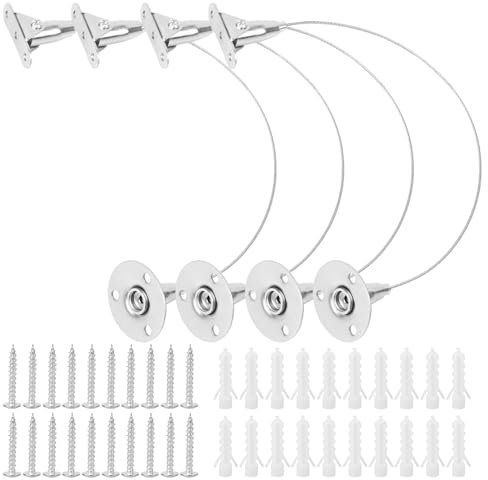 OWLMATE 4 Sätze Kippsicherung Möbel, Wandbefestigung Schrank, Möbel Kippsicherung Ohne Bohren, Kippsicherung Schrank für Schrank Regal Kommode, Belastbarkeit 80kg