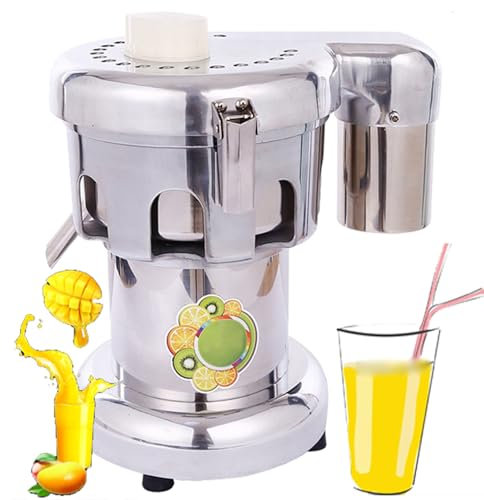 Professionell juicemaskin, Centrifugaljuicer Juicermaskiner för hela frukt- och grönsaksjuice i rostfritt stål (A)