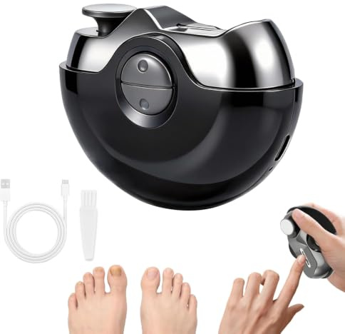 2en1 Coupe Ongles électrique Durs/Épais, Silencieux et Sans Douleur | Lime a Ongle Electrique Avec Automatique, 2 Vitesses, Rechargeable Pour Bébé, Enfants, Adultes, Personnes âgées