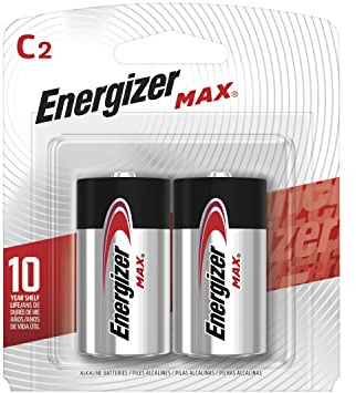 Energizer Max Alkaline Batteries, 2 Count