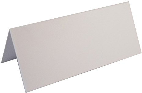 100 x Smooth White Blank Wedding Table Name Place Cards - UK Card Crafts