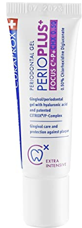 Curaprox Perio Plus Focus Gel – Gezielte Zahnfleischpflege | Unterstützt Die Heilung Mit CHX Und Hyaluronsäure | 10 Ml Tube