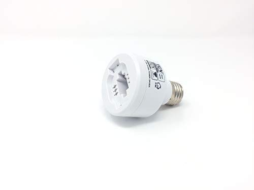 Adapter für PL Lampen 15-18W G23 G24 Dulux S D D/E auf E27 Gewinde