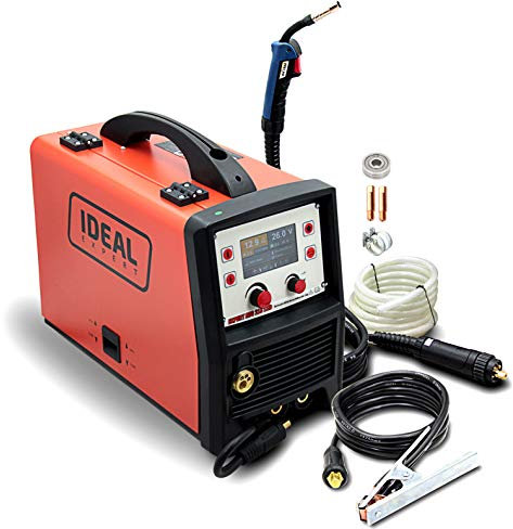 Ideal™ EXPERT MIG 215 MIG/MAG synergi svetsmaskin 200A WIG 3-i-1 svetsmaskin gaslös FLUX