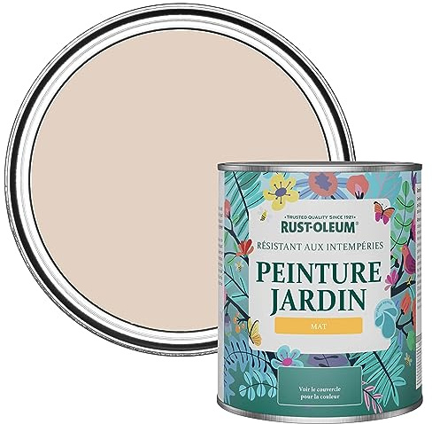 Rust-Oleum Light Pink Mould Resistant Garden Paint in Matt Finish - Homespun 750ml
