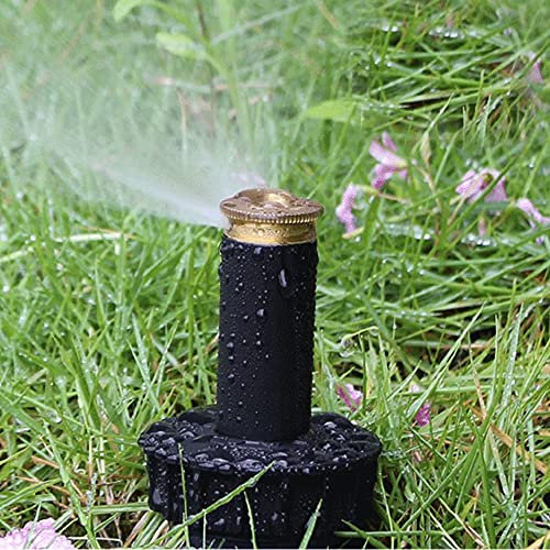 Pop Up Sprinkler Heads, Garden Sprinklers Adjustable Water Spray Head Lawn Irrigation Watering Head Water Pressure Sprinkler System Watering Pipe Valve Tool for Yard (90°)