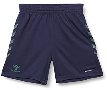 hummel Unisex Kinder Hmlstaltic Poly Kids Shorts, Marine/Duck Green, 116 EU