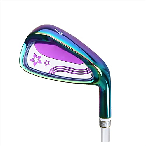 Golfschläger 7 Eisen, Damen-Golf-Einzelschläger, Schaft aus Edelstahl/Graphit, für Rechtshänder (Schaftflex: L)
