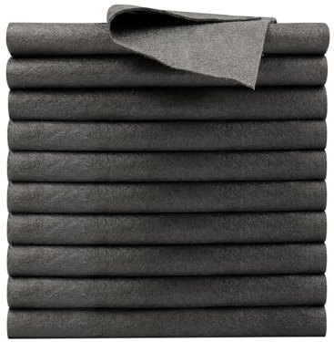VireEyU Pack de 10 Paños de Limpieza Mágicos Engrosados, Paños de Microfibra Reutilizables, Sin Pelusas y Sin Rayas, Ideales para Vidrio, Cocina y Coche, 30x30 cm