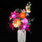 GEAMENT LED Light Kit Compatible with LEGO Pretty Pink Flower Bouquet Building Blocks Model - Lighting set for Botanical Collection 10342 (Model Set Not Included)