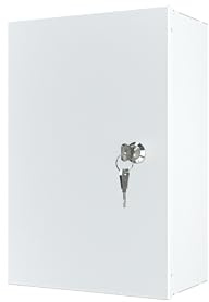 Stalflex Scatola Derivazione Esterna 200x300x120mm IP20 - Scatola Elettrica da Esterno in Acciaio - Cassetta di Derivazione Impermeabile e Resistente alla Polvere