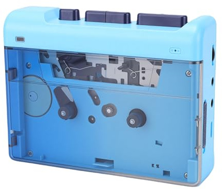 Denash Reproductor de Casete Portátil, Reproductor de Cinta Retro con Conector Auxiliar de 3,5 Mm y USB Tipo C, para Uso Doméstico Al Aire Libre y Digitalización de Música