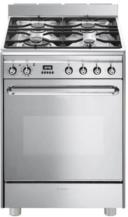 Smeg CP60X9 Cocina independiente Encimera de gas 79 L Clase: A
