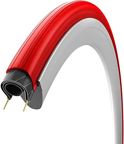 Vittoria 111.330.17.35.222HD Pneu pliable Zaffiro Pro Home Trainer, Rouge, 400 g