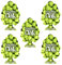 Mighty Oak 5 x Air Car Freshener - Sweet Apple