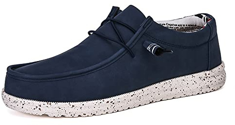 Letuwj Scarpe sportive estive Scarpe di tela Scarpe di stoffa Casual Scarpe di stoffa Scarpe da uomo di grandi dimensioni Scarpe da tavolo Casual Traspir, Blu scuro, 42 2/3 EU
