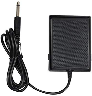 Universal Tangentbord Damper Pedal Sustain Pedal för Elektronisk Organ MIDI Tangentbord Digital Piano Elektronisk Trum med 6, 35mm Plugg, 1.4m Kabel Anti Slip Pad Piano Pedaln