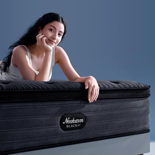 Neohavn Full Size Mattress, 12 Inch Cooling Gel Memory Foam - Medium Firm Hybrid Mattress in a Box, Fiberglass-Free, Soft Knit Cooling Cover, Motion Isolation, CertiPUR-US Certified, Black