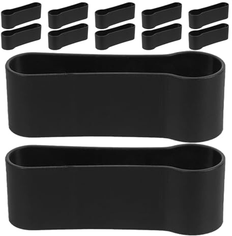 Gatuida 12 pezzi di comodo supporto per bastoni: bastoni da passeggio, da trekking flessibili, accessori per il fissaggio dei pali per uso domestico ed esterno