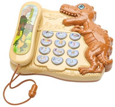 Pocoiau Giocattolo Narratore Dinosauri dei Cartoni Animati per L'apprendimento della Prima Infanzia Sicurezza Costruzione in Plastica Giochi Sviluppo Linguistico Giocattolo Vocale Dinosauro per I