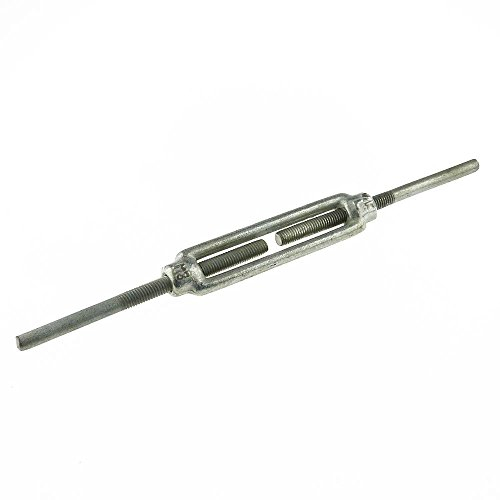 Spannschloss DIN 1480 mit 2 Anschweißenden Stahl galv. verzinkt SP-AE M 14-1 Stück