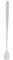 Cuillères à Café Latte Macchiato, Cuillère à Mélanger en Acier Inoxydable pour Cocktail, Glace, Café, Thé, Bougie en Cire, 17cm