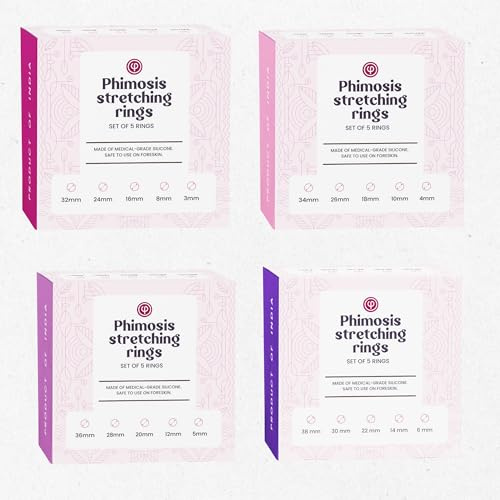 Vajraang Anelli per fimosi (20 anelli) con istruzioni e strumenti