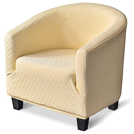 jianyana 2022 Neue Bedruckte Wannenstuhlhussen 1 Stück, hohe Stretch Stuhlhussen, langlebige Sesselhussen, Club-Stuhlhussen für Wohnzimmer/Hotelempfang/Bartheke/Esszimmer/Büro