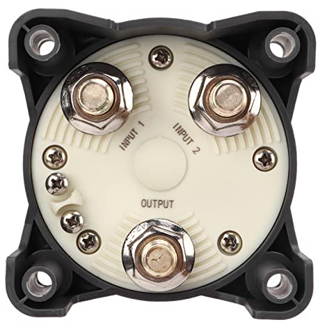 Batterie-Wahlschalter, 500 A Hochleistungs-Batterieschalter, universeller Zündschutz für Wohnmobilboote