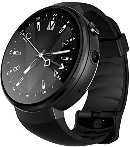 ASVIL Android 4G Smartwatch Internet Bluetooth Sports Meter(Negro)