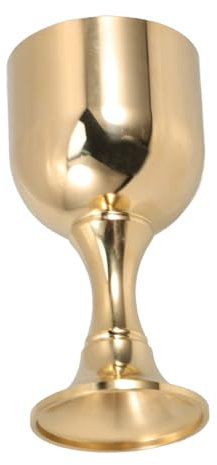 MAGICLULU Calice da Vino in Rame Multifunzionale, Calice di Metallo Delicato Bordo Liscio, Tazza da Liquore retrò Stabile per Feste e Uso Domestico, Bicchiere da Vino Decorativo per Occasioni Sociali