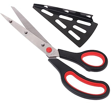 ABOOFAN Ciseaux Multifonctions Avec Spatule Amovible Coupe-pizza Et Découpe-gâteau Acier Inoxydable Léger Et Pratique