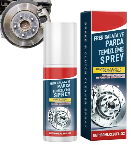 Generico Sgrassatore Freni,Rimozione Ruggine Auto 100ml | Sgrassatore Sicuro per Polvere Ferro Ruota Cerchioni Dischi Freni - Rimozione Polvere Detailing Rotori