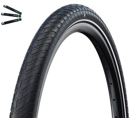 Schwalbe Motion Big Apple cykeldäck RaceGuard ADDIX Green E-25 svart + reflex 50–305 (16 x 2,0)