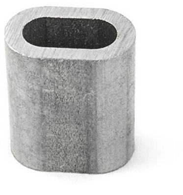 50 pcs alu puntale DIN EN 13411-3 alluminio fune manicotto fune 1.5mm