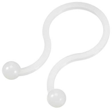 sourcing map 500stk Twist Lock Draht Krawatten Nylon U Kabelbinder Spitzen 15mm Durchmesser DE de
