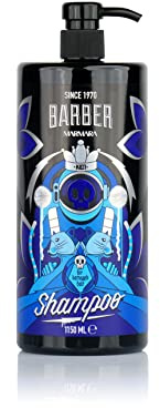 barber marmara Keratin Shampoo Männer 1150ml | Friseur Kabinett Shampoo Herren | Friseurbedarf | verringert Haarausfall | Barber Shop Shampoo | frei von Silikone und Salz | für Alle Haartypen