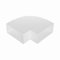 Vent Systems 110 x 55 mm horizontal rechteckiger Rohrbogen für Rohranschluss. Winkel: 90°. Lüftungssystem, Heizung, Kühlung.