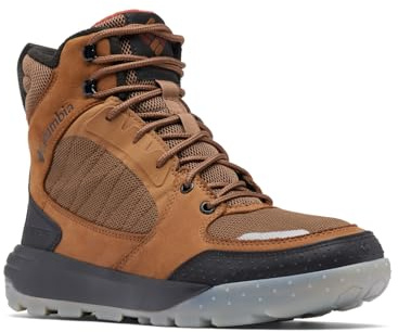 Columbia Portlander Boot Omni-Heat Infinity, Stivali da neve Uomo, Dark Brown/Spice , 47 EU