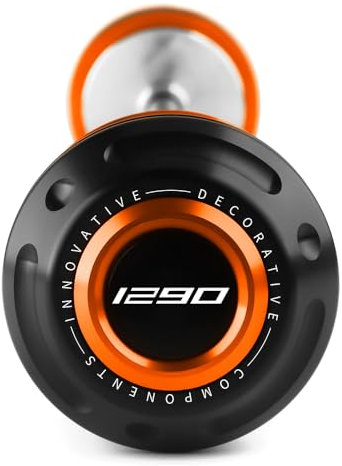 Modeer For K.T.M 1290 Super Adventure/S/R/T 1290 Super Duke GT/R/RR/R EVO Motorcycle Front Axle Fork Wheel Fall Protection Crash Pad 1290 Accessories (1290-Orange)