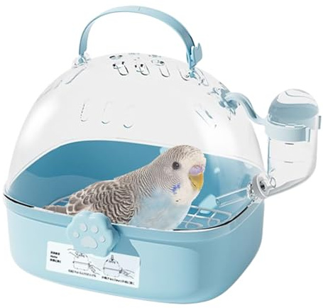 Transporteurs À Oiseaux Caisse De Transport Ventilée Petits Animaux | Cage oiseaux Pour Animaux Lapins Chatons Chiots Reptiles Habitat Avion Voiture Vétérinaire Promenades